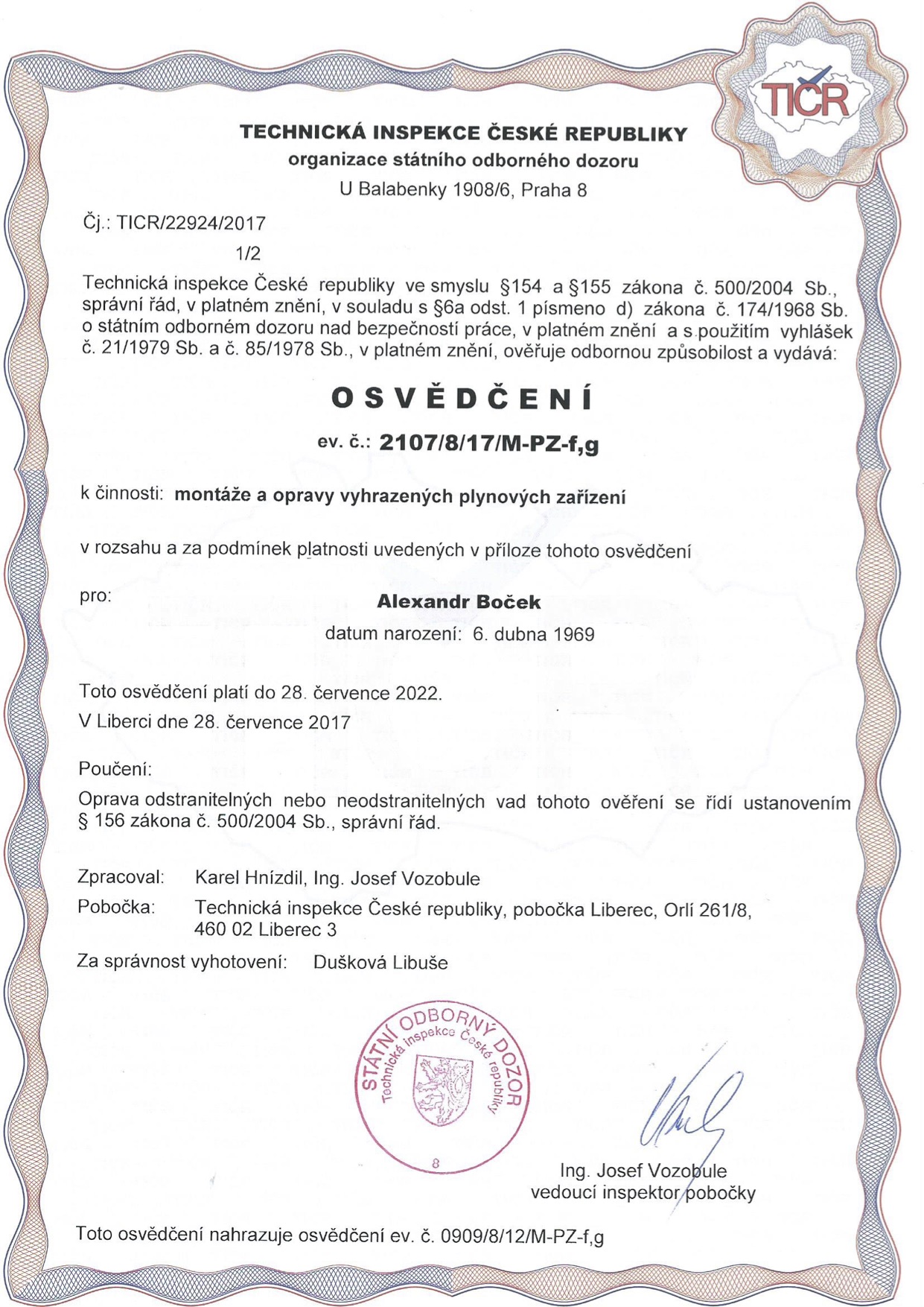 Montáže plynovodů